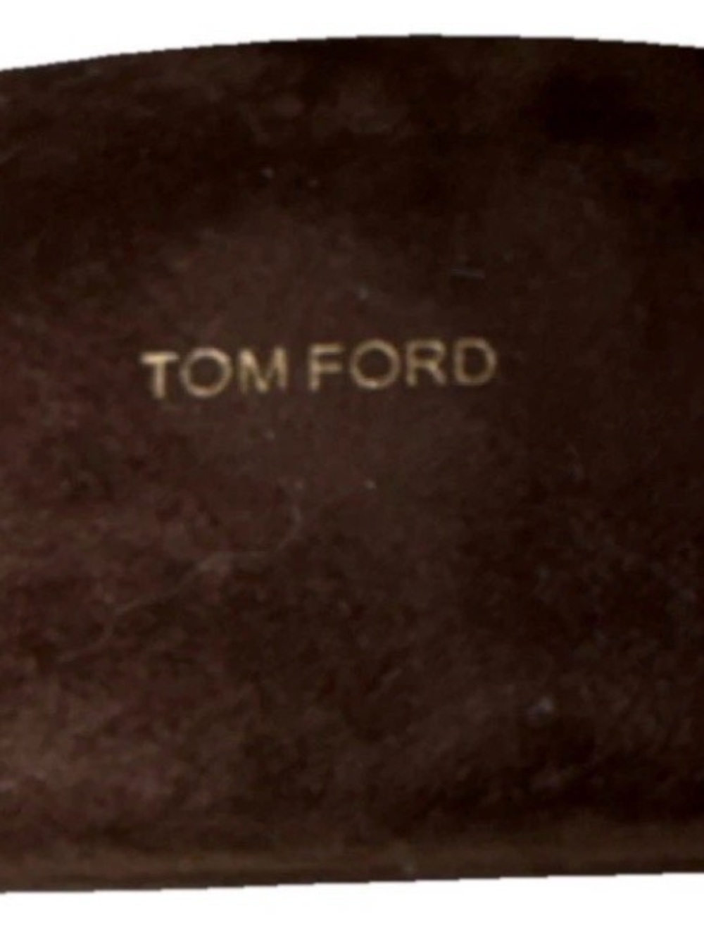 Tom Ford Brown Hard Case for Glasses/Sunglasses with Cloth Sleeve
